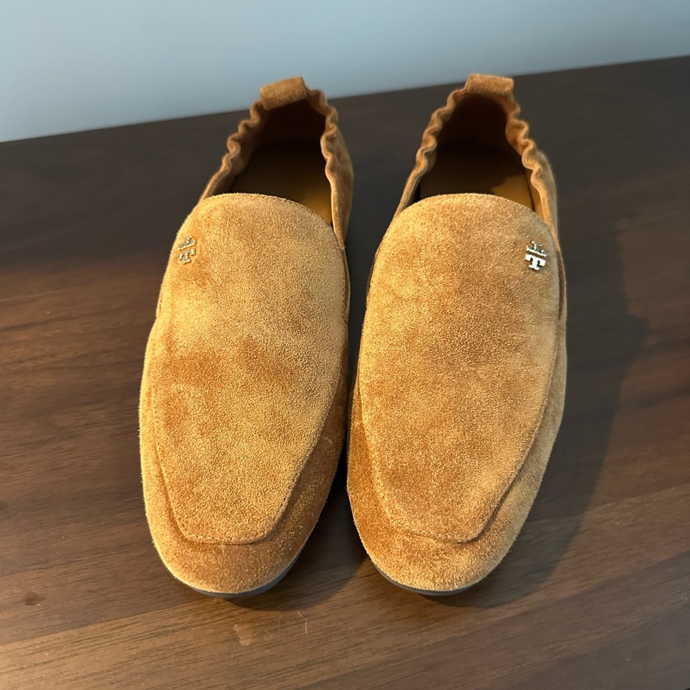Women’s Tan Suede Loafers
